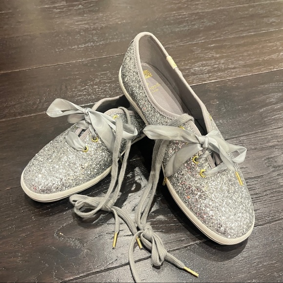 KEDS + KATE SPADE New York Glitter sneaker (silver) - Picture 7 of 7